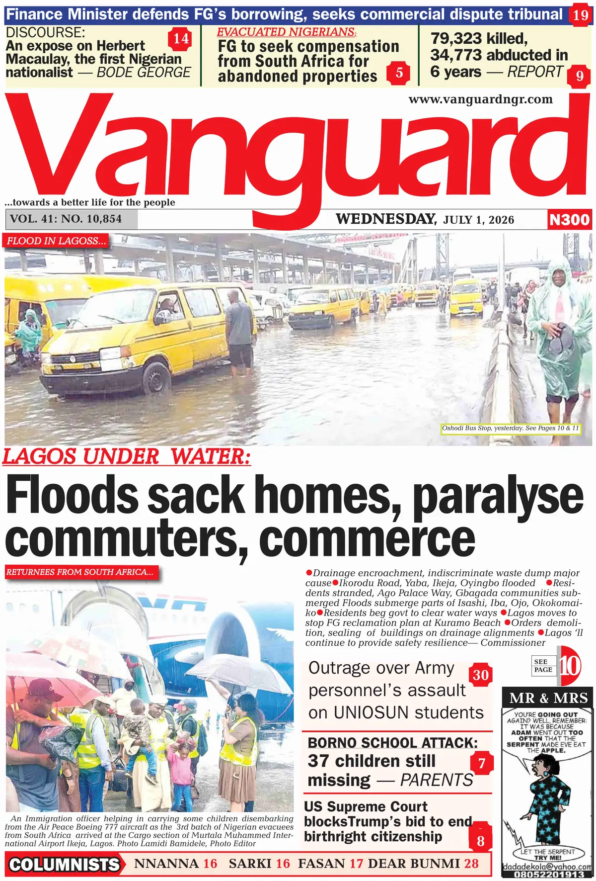 Cover Vanguard 01/07/2026