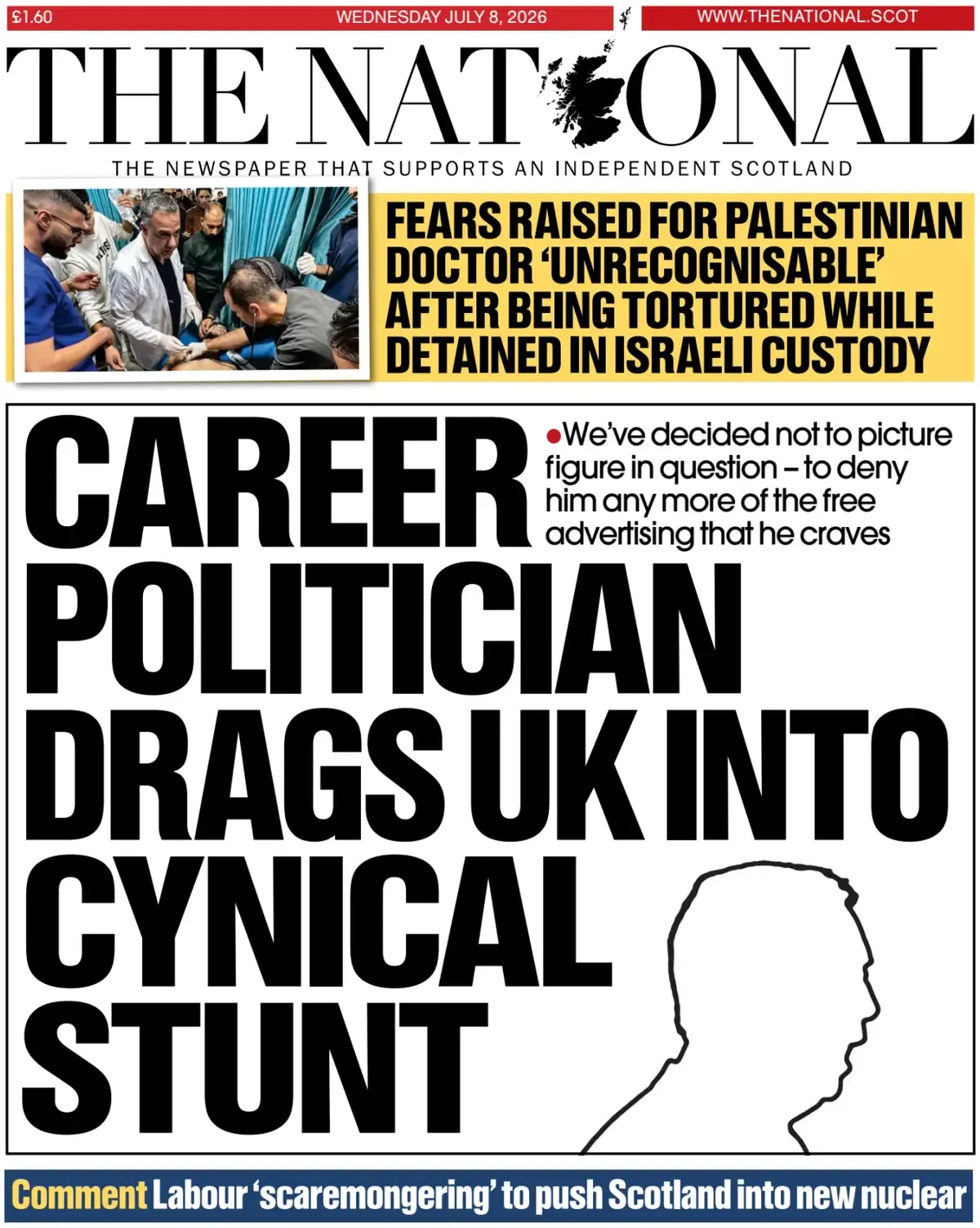 Cover The National | Scotland 08/07/2026