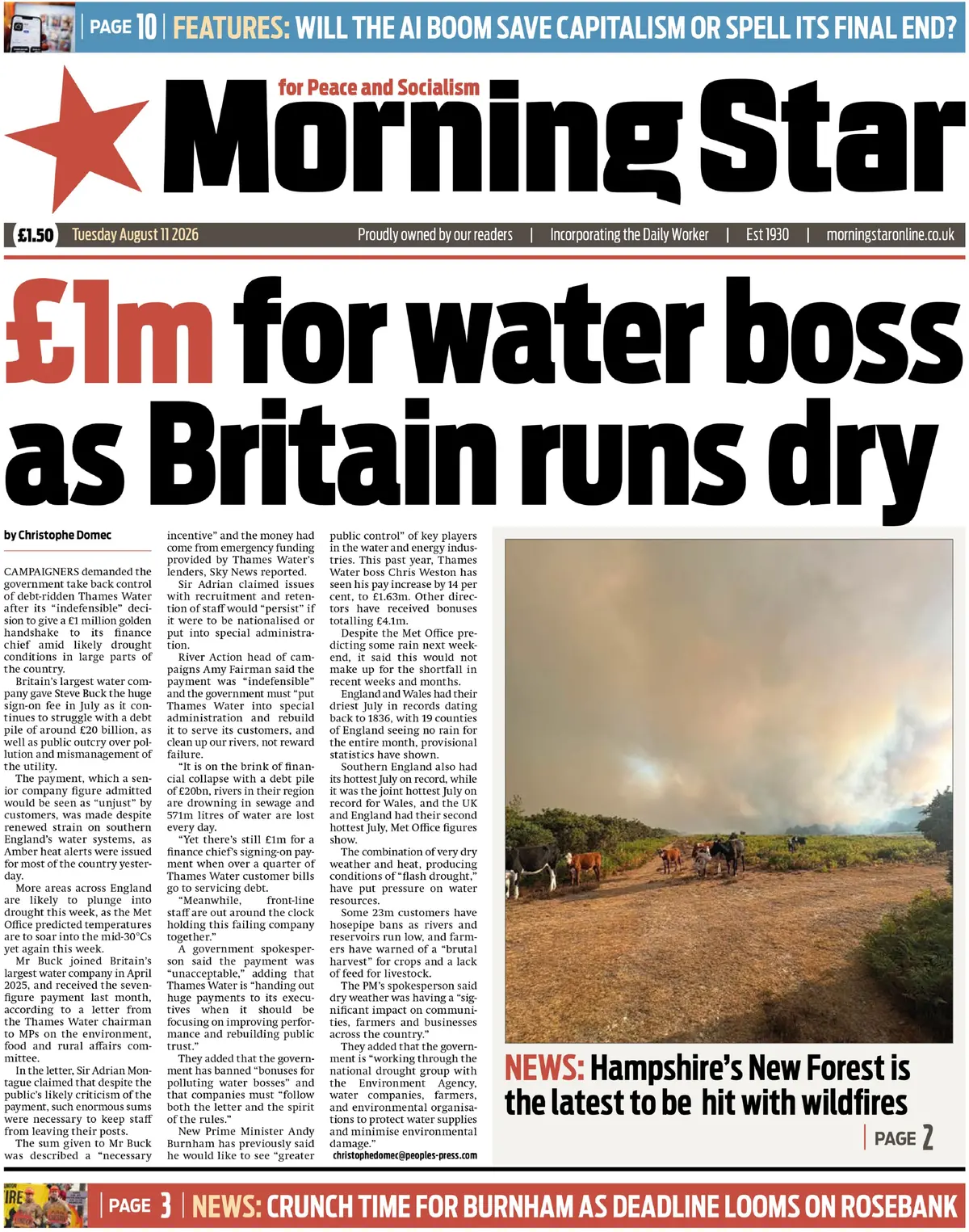 Cover Morning Star 11/08/2026