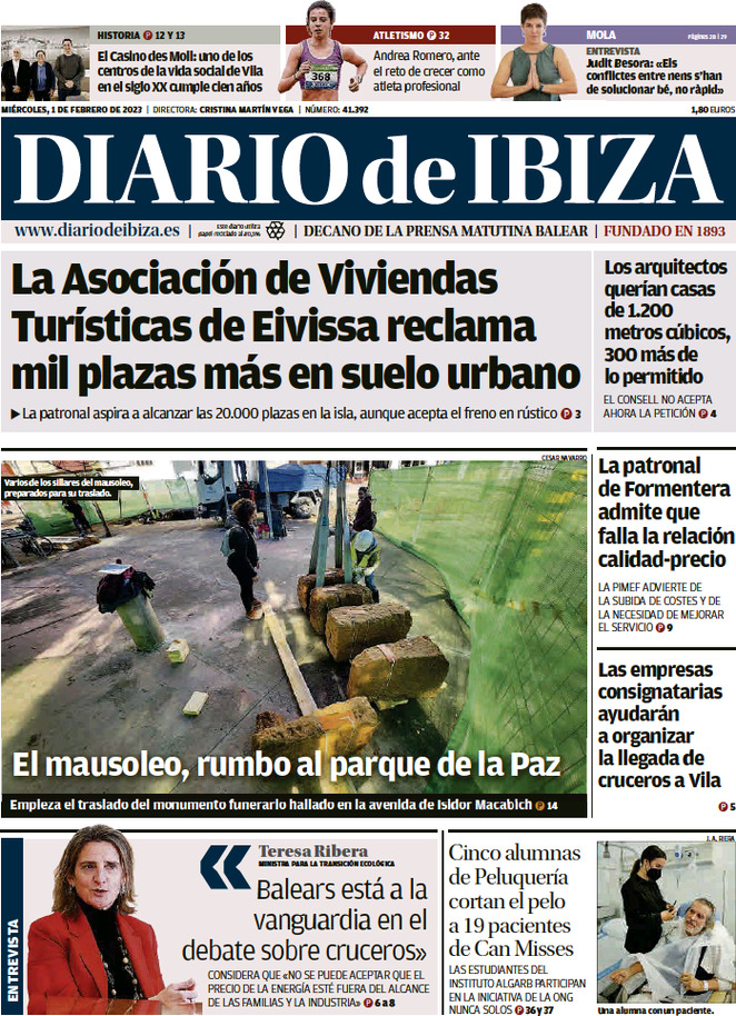 Diario de Ibiza - Front Page - 01/02/2023