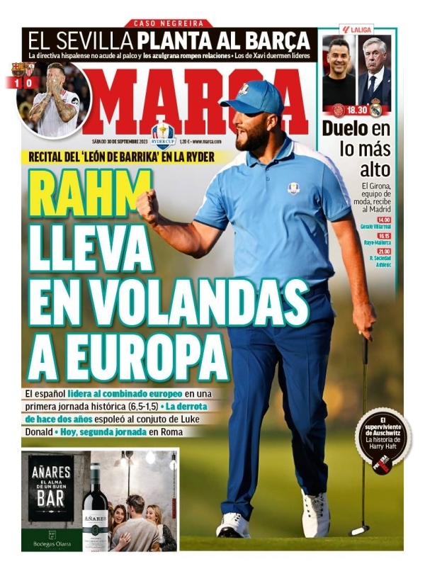 Marca - Front Page - 30/09/2023