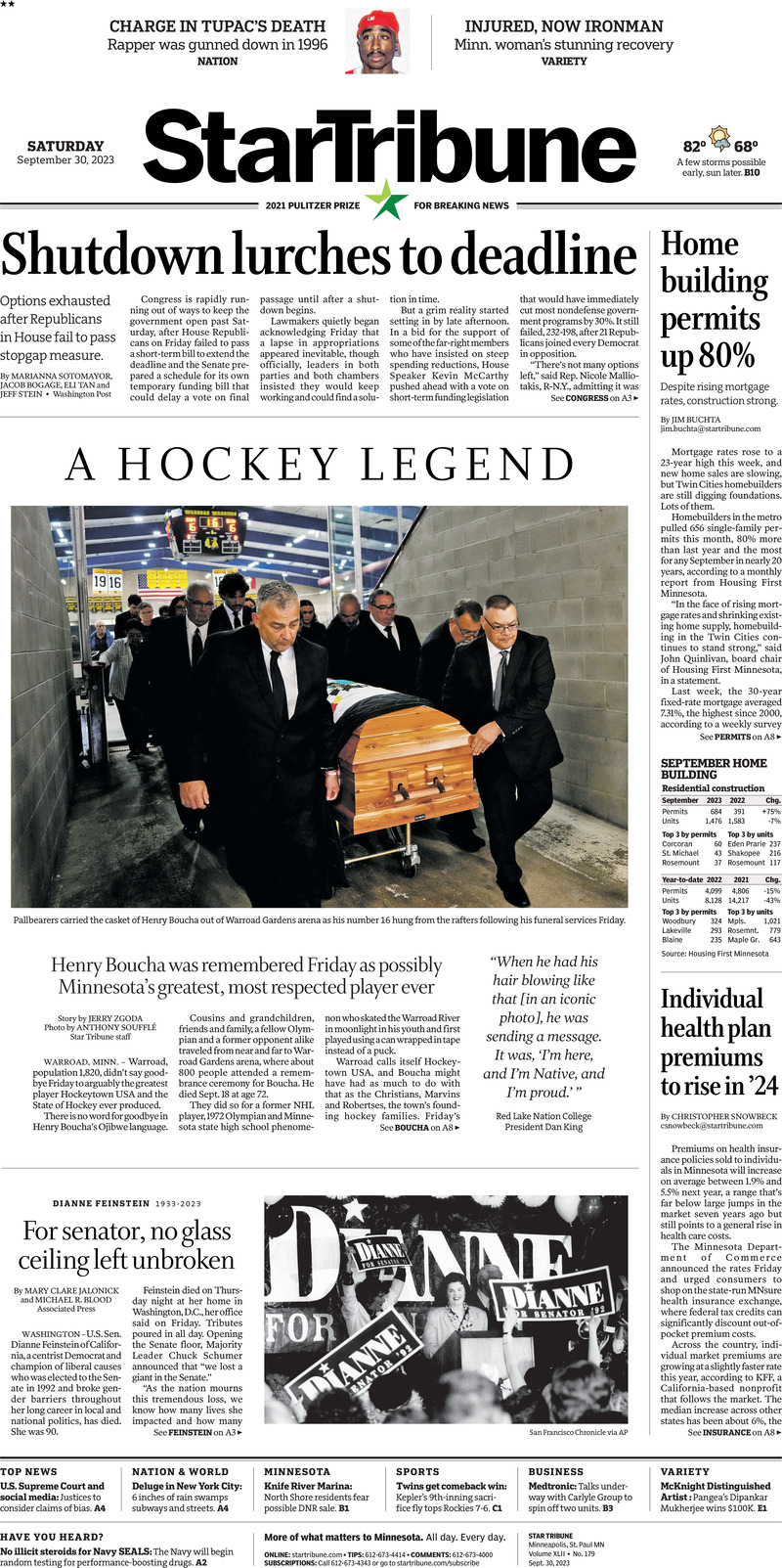 Star Tribune - Cover - 30/09/2023