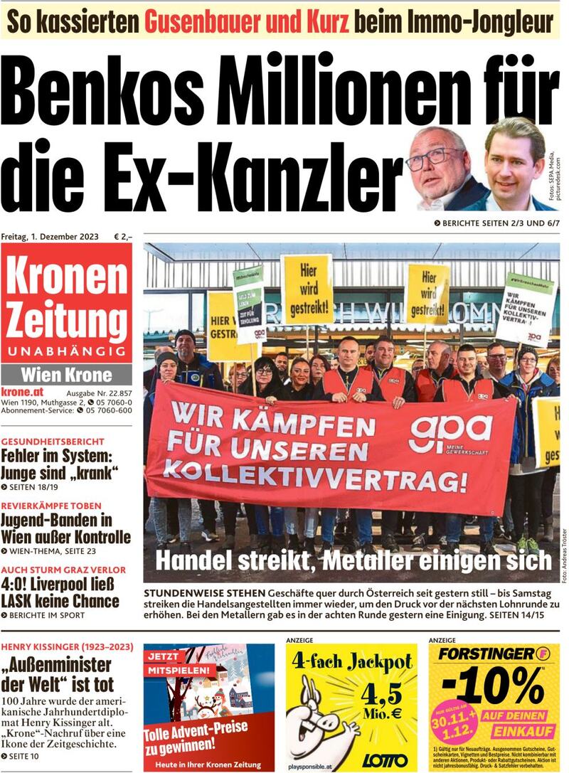 Kronen Zeitung Aktuelle Nachrichten kroneat