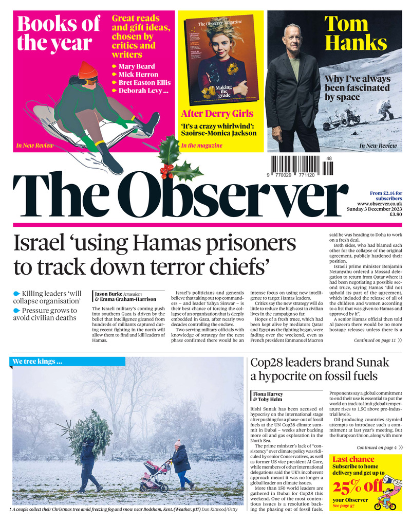 The Observer - Cover - 03/12/2023