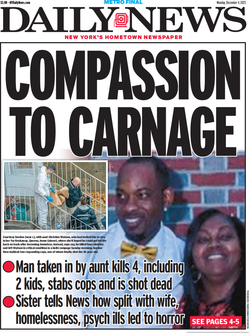 Daily News (New York) - Cover - 04/12/2023