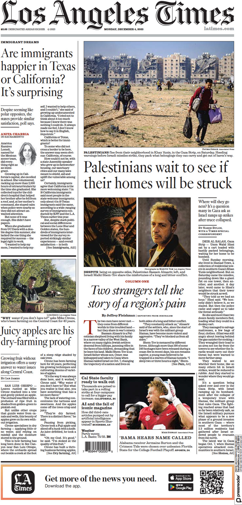 Los Angeles Times - Cover - 04/12/2023