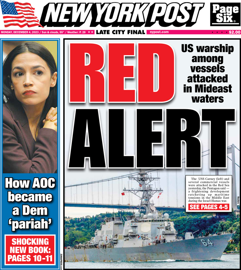 New York Post - Cover - 04/12/2023