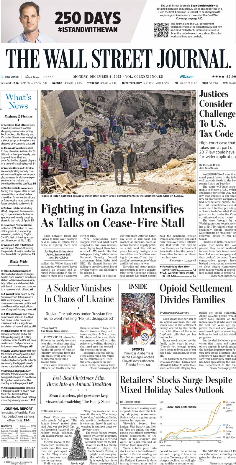 The Wall Street Journal - Cover - 04/12/2023