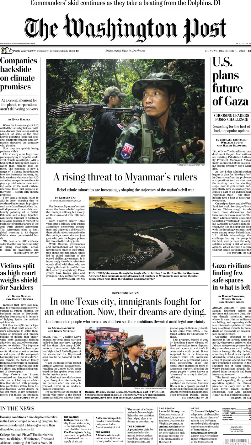 The Washington Post - Cover - 04/12/2023