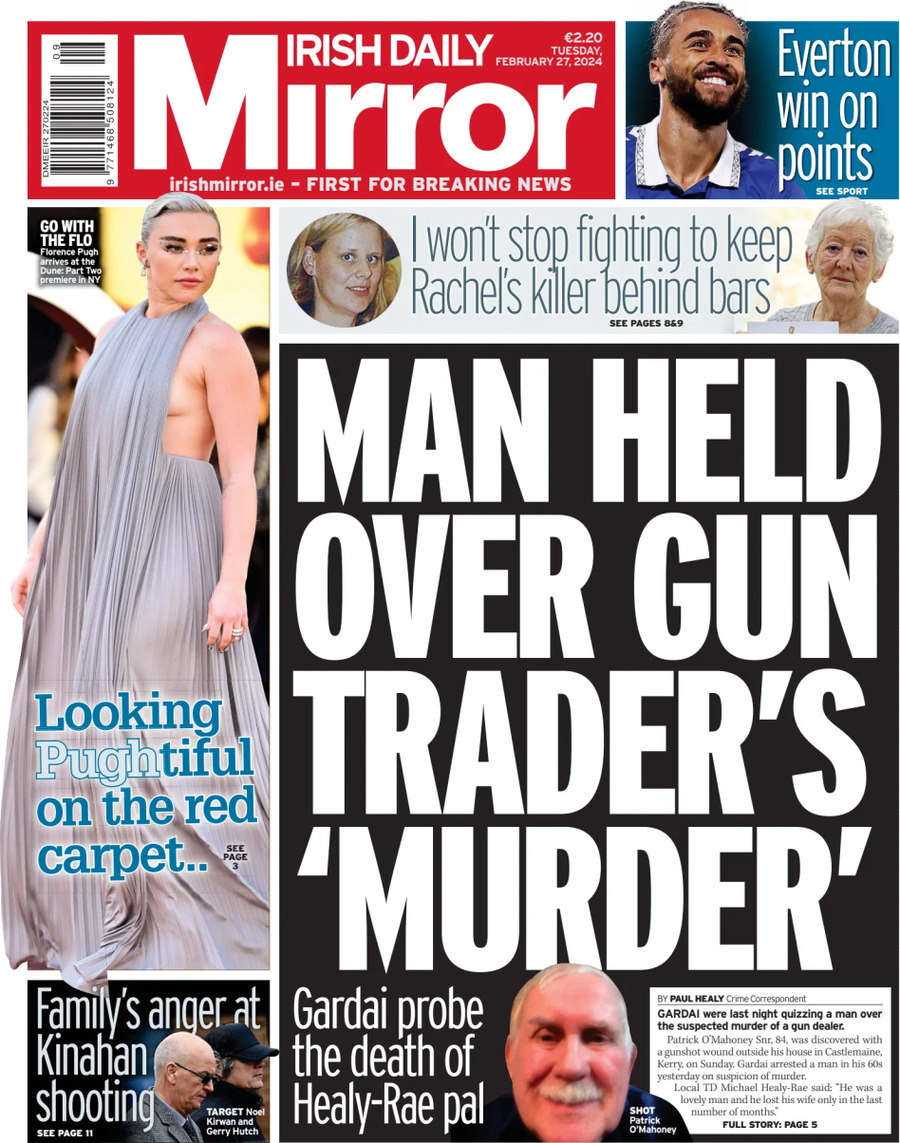 Irish Daily Mirror - Front Page - 27/02/2024