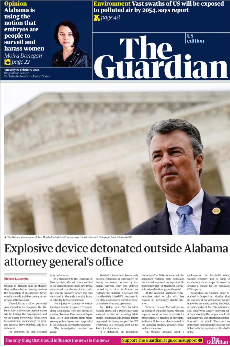 The Guardian US - Cover - 27/02/2024