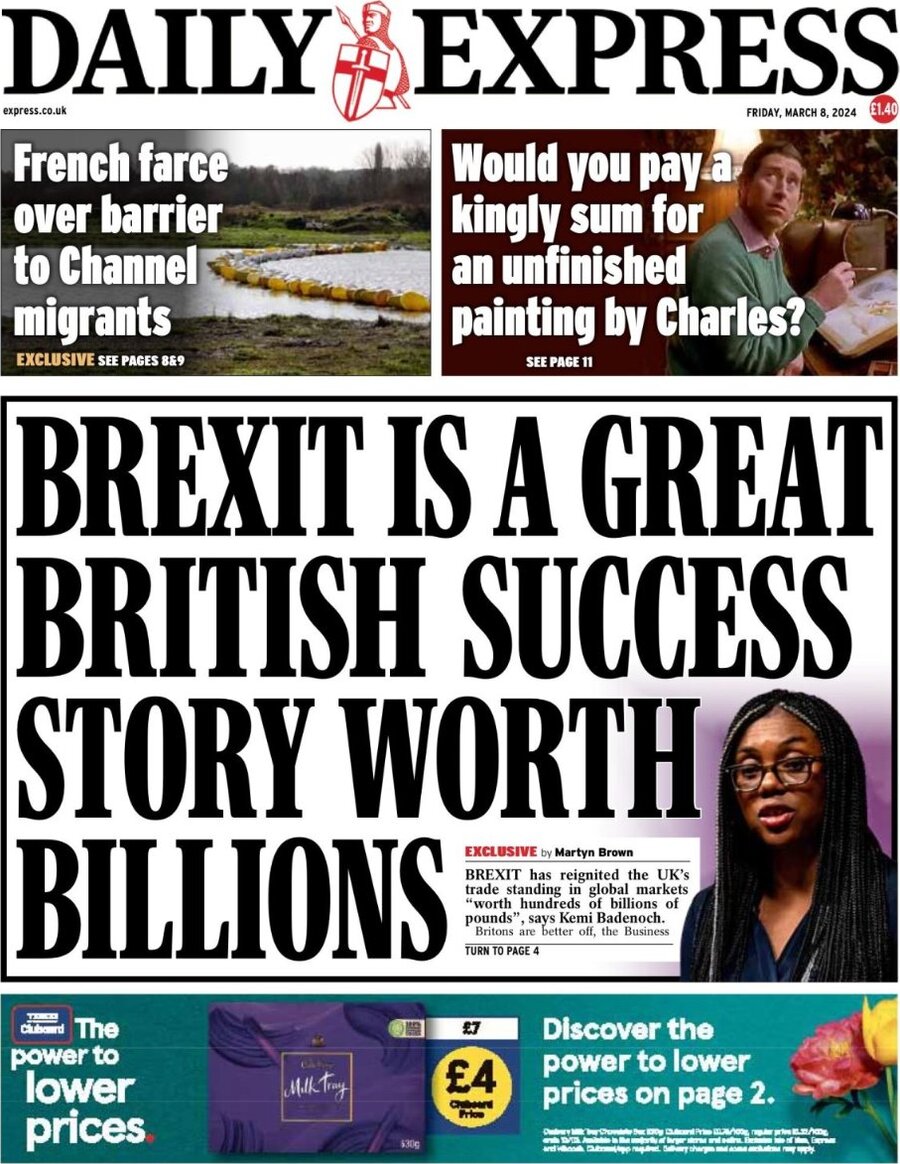 Daily Express - Front Page - 08/03/2024
