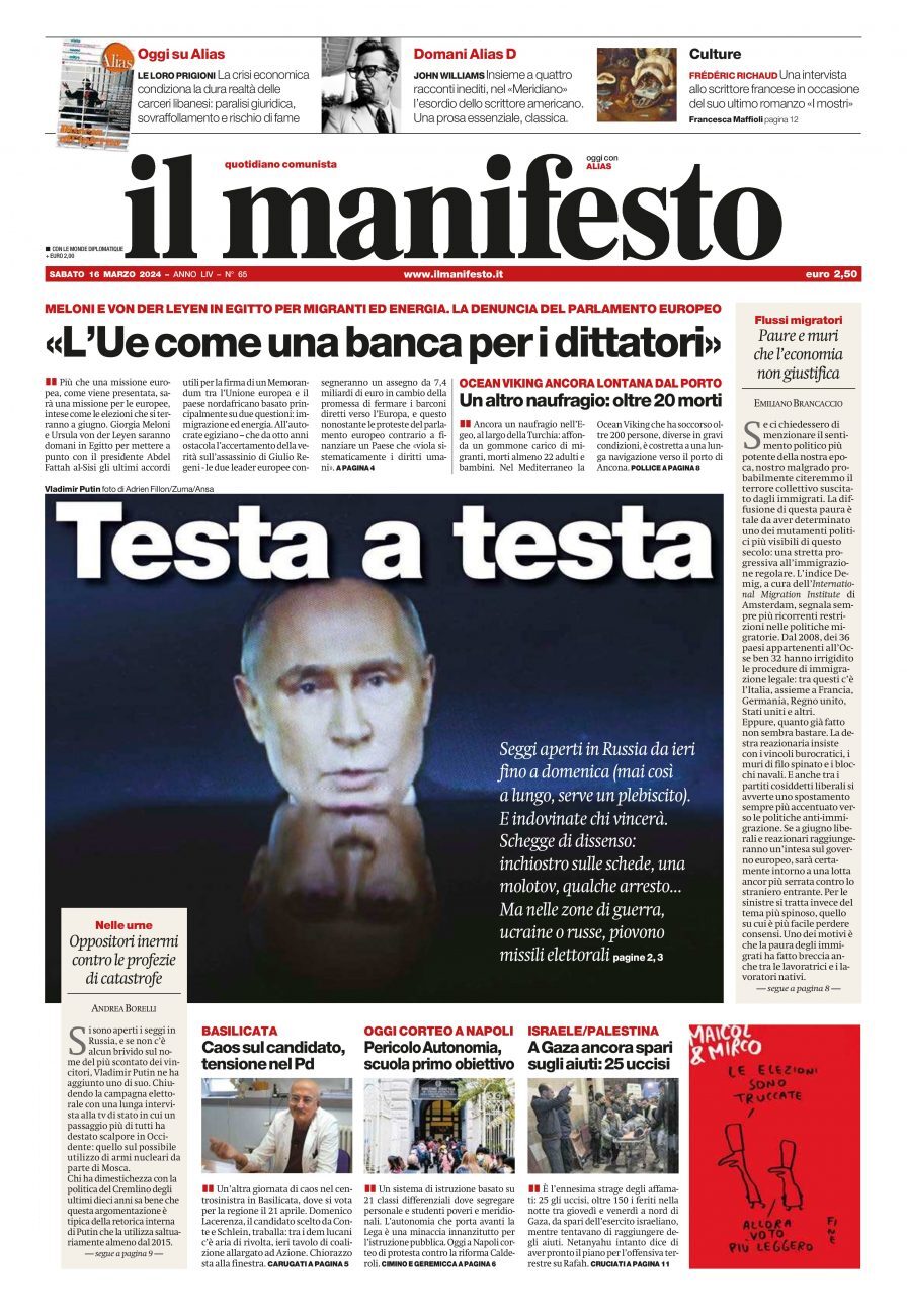il-manifesto-today-s-cover-front-pages