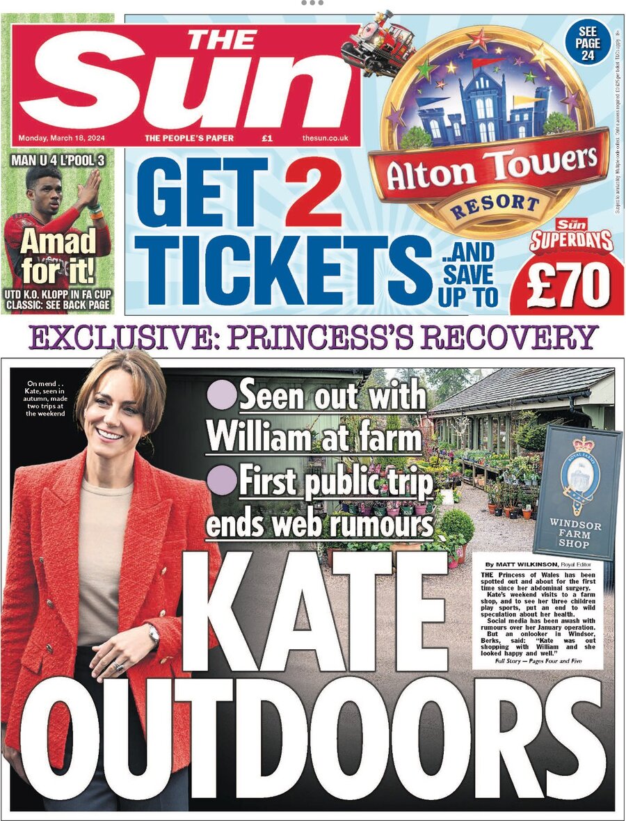 The Sun - Front Page - 03/18/2024