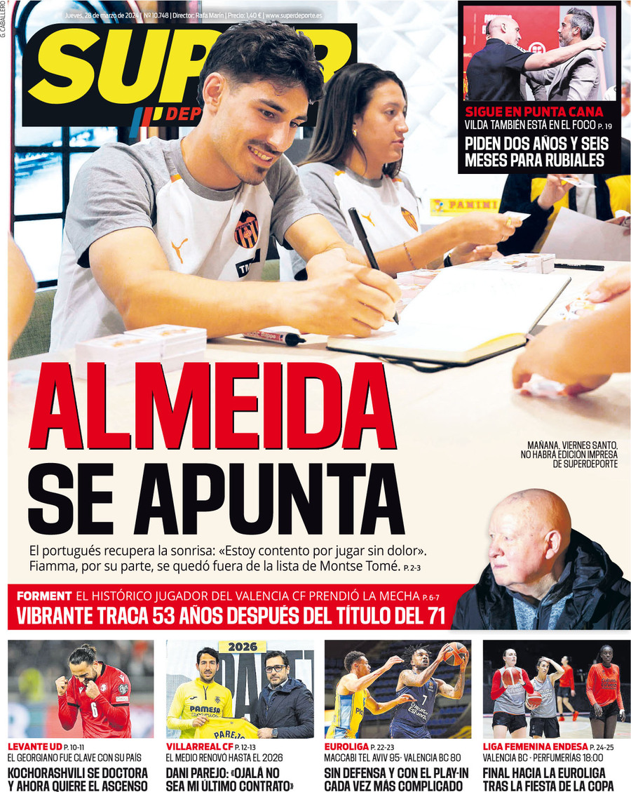 Superdeporte - Front Page - 03/28/2024
