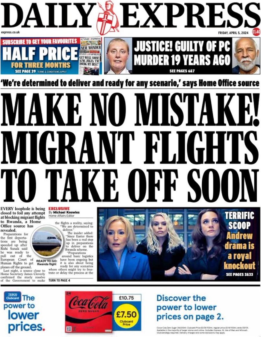 Daily Express - Front Page - 04/05/2024