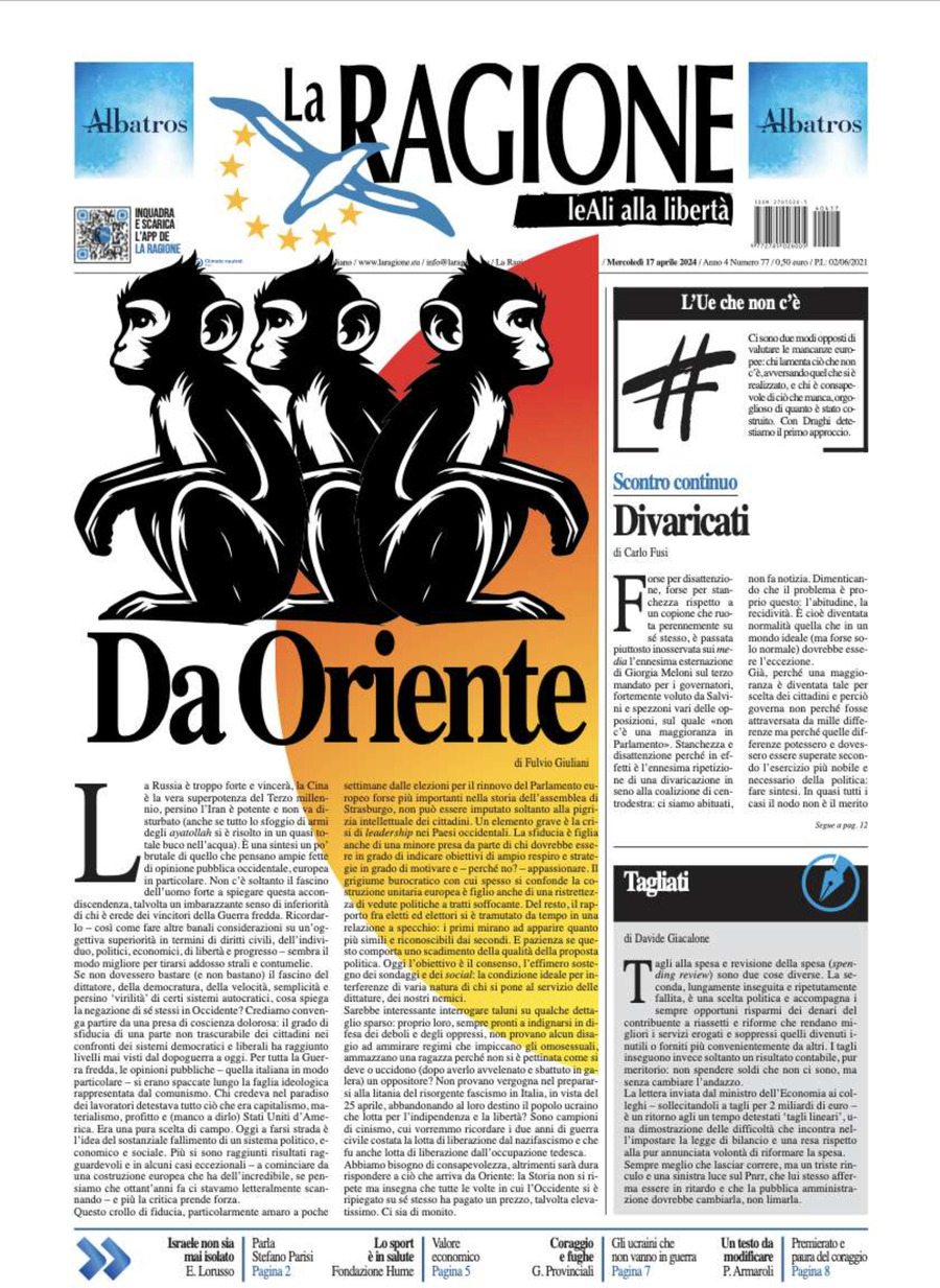 La Ragione - Front Page - 04/17/2024