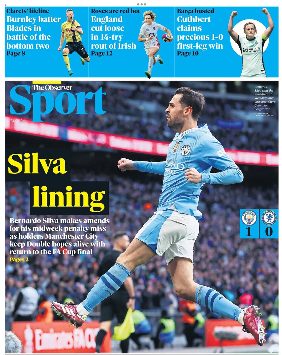 The Observer Sport - Cover - 04/21/2024