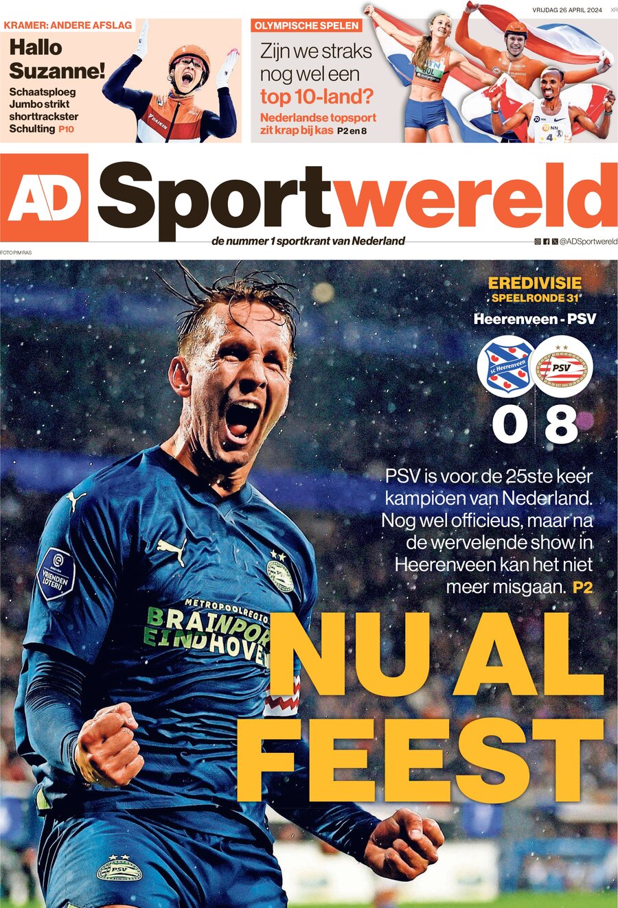 AD Sportwereld - Front Page - 04/26/2024