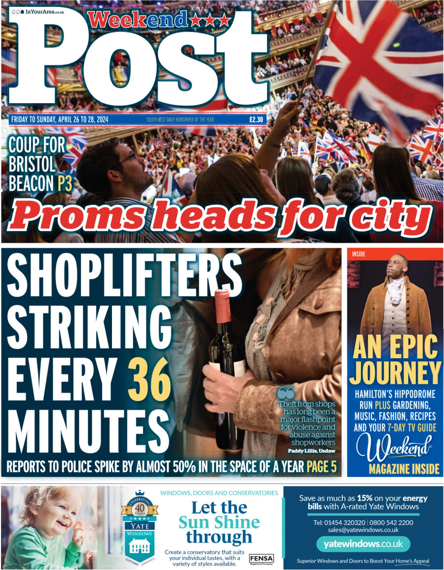 Bristol Post - Front Page - 04/26/2024