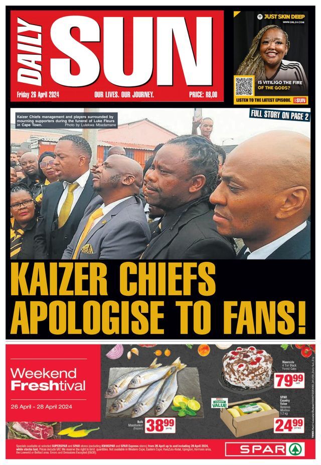 Daily Sun - Front Page - 04/26/2024