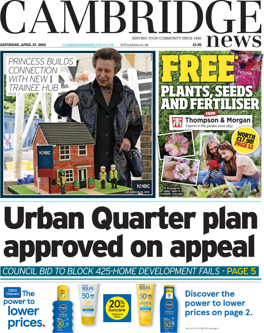 Cambridge News - Front Page - 04/27/2024