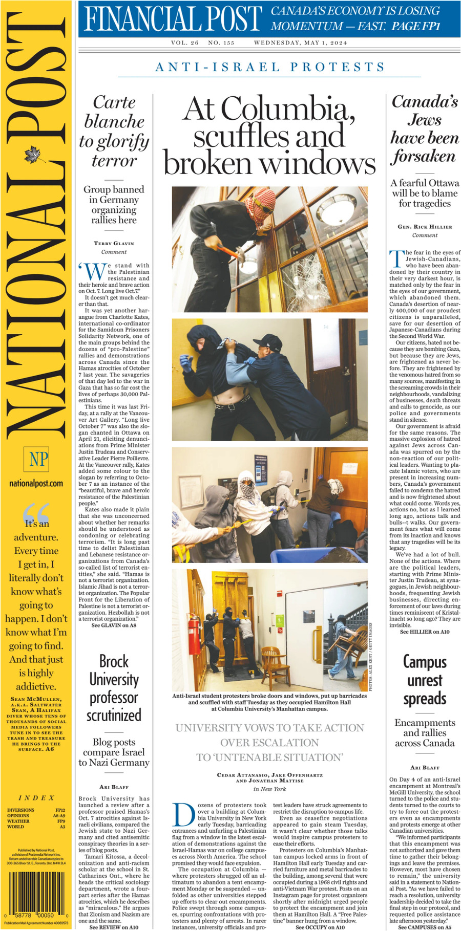 National Post - Front Page - 05/01/2024