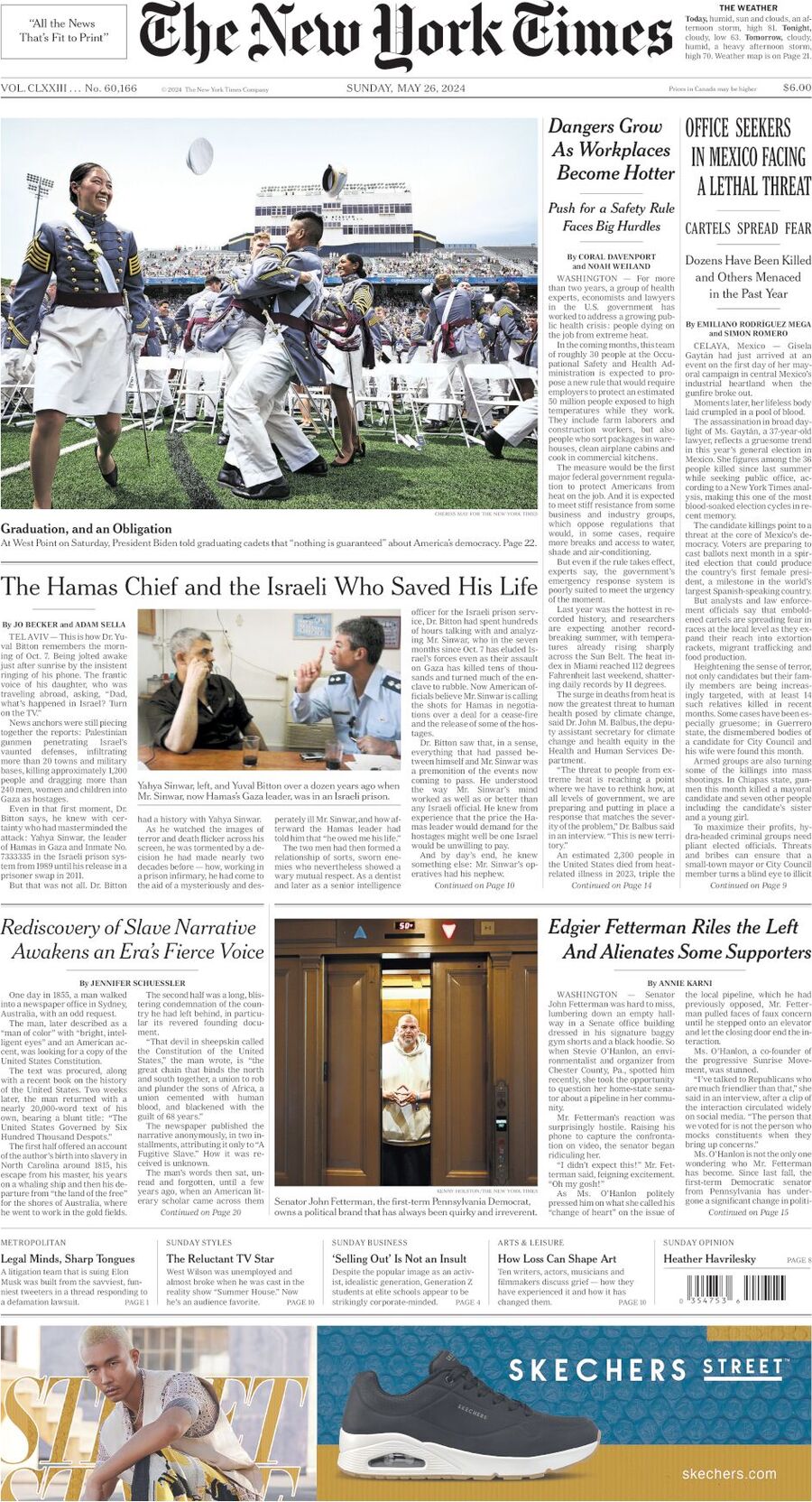 The New York Times - Cover - 05/26/2024