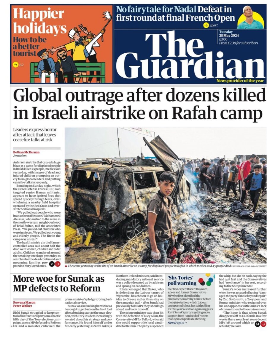 The Guardian - Front Page - 05/28/2024