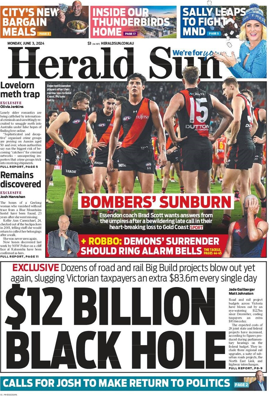Herald Sun - Front Page - 06/03/2024