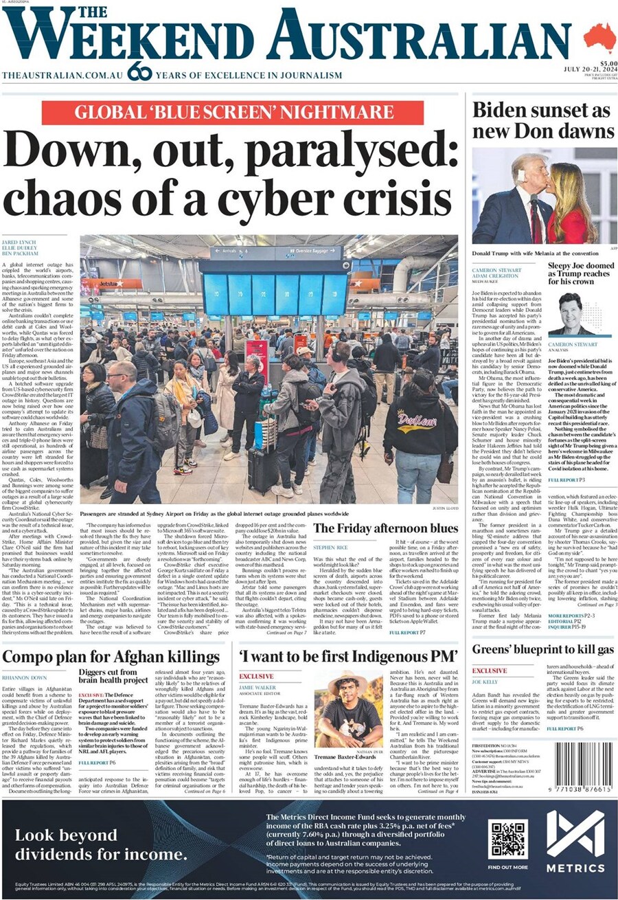 The Australian - Today's Cover Paper | Front Pages