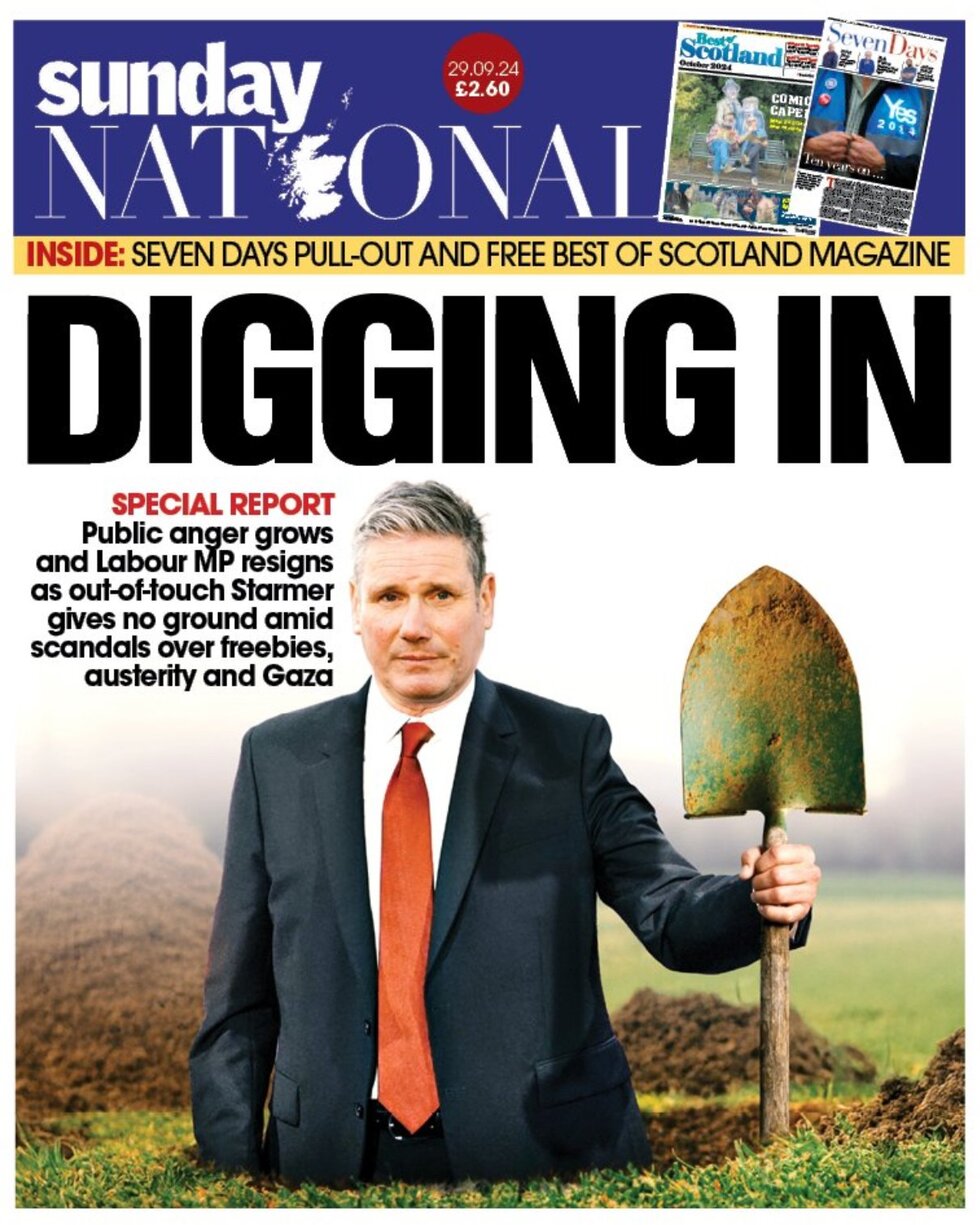 The national scotland today s cover paper front pages