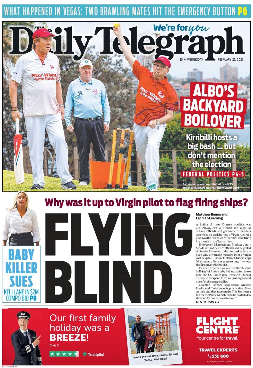 The daily telegraph sydney today s front page 26 02 2025