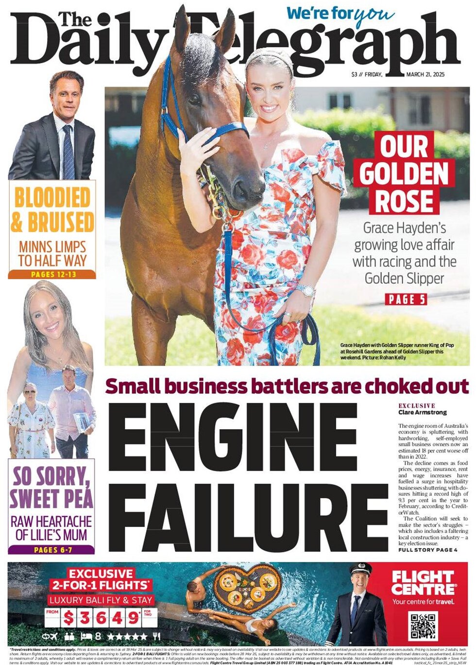 The Daily Telegraph (Sydney) - Front Page - 03/21/2025