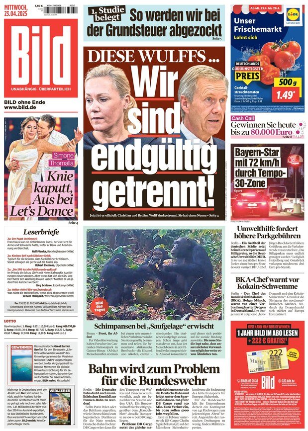 Bild - Front Page - 04/23/2025