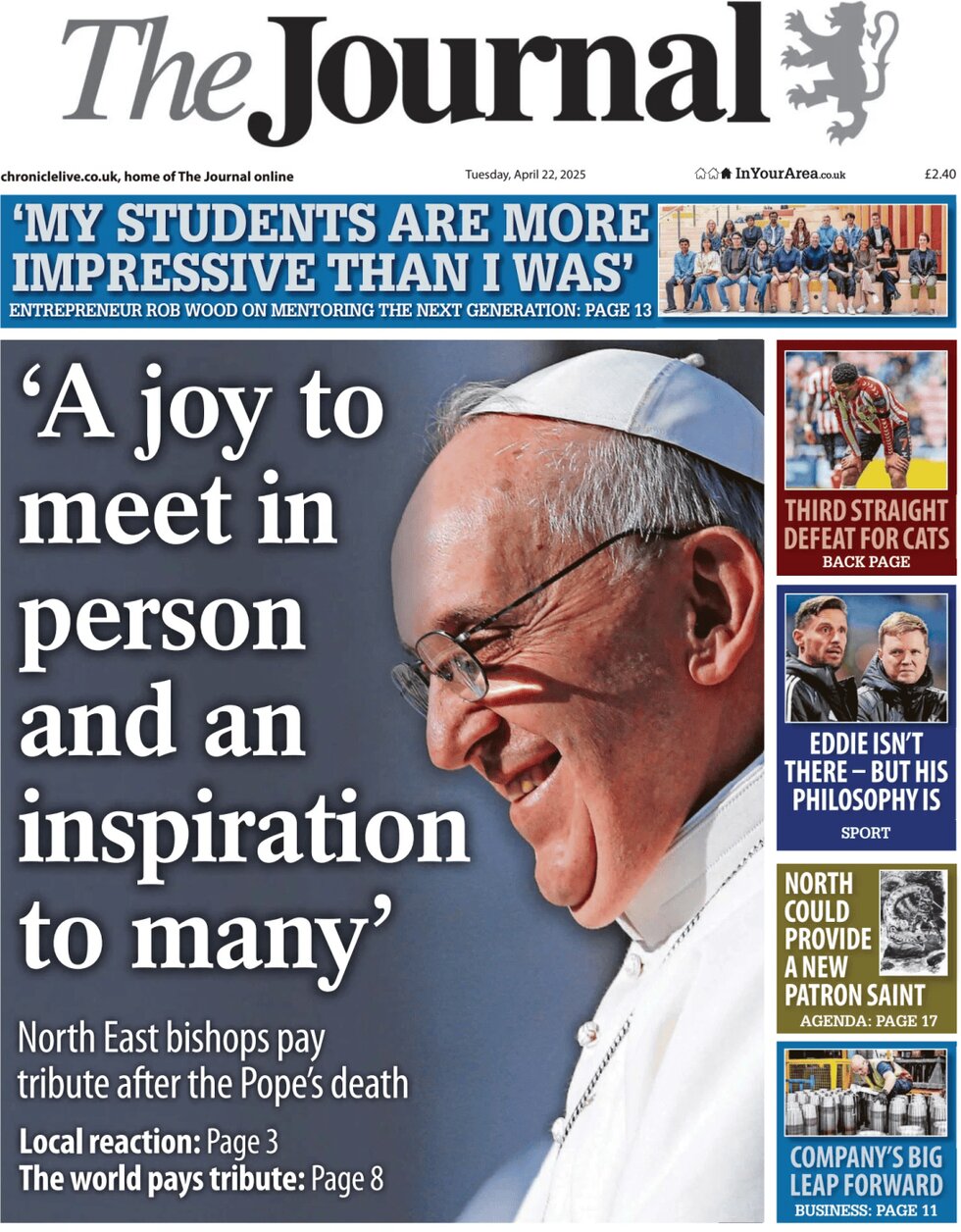 The Journal (Newcastle) - Front Page - 04/22/2025