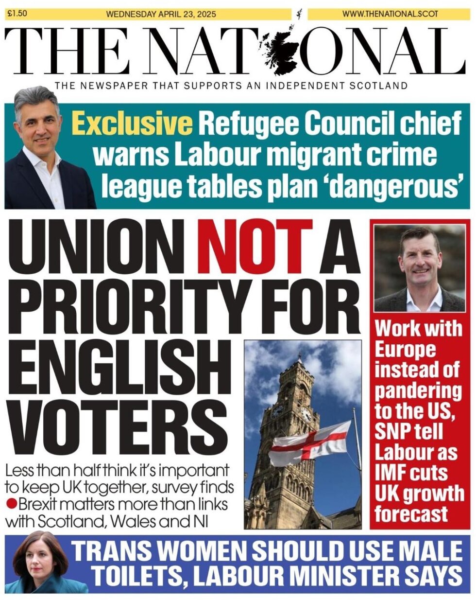 The National (Scotland) - Front Page - 04/23/2025