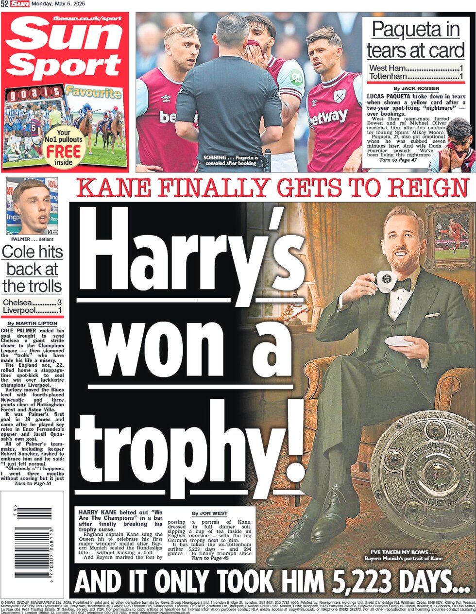 🏟️ 🗞️ #FrontPage Sports…