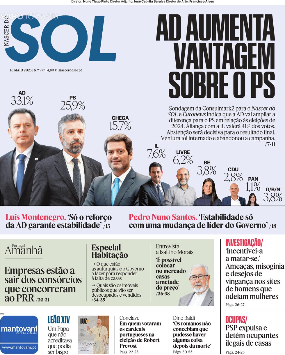 Nascer do SOL - Cover - 05/16/2025