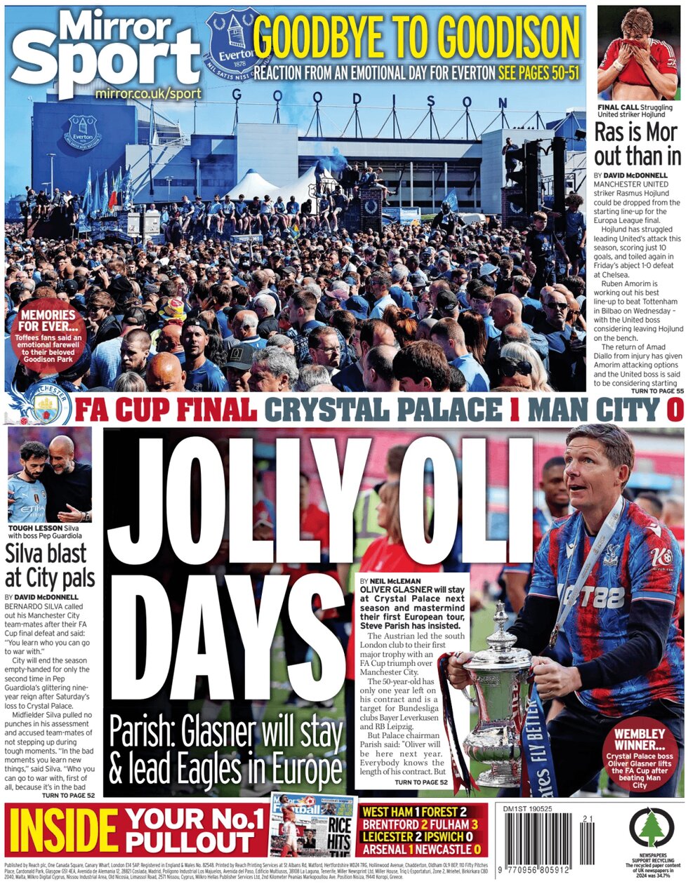 🏟️ 🗞️ #FrontPage Sports…
