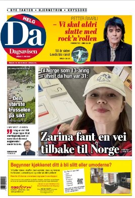 Dagsavisen - Front Page - 05/31/2025