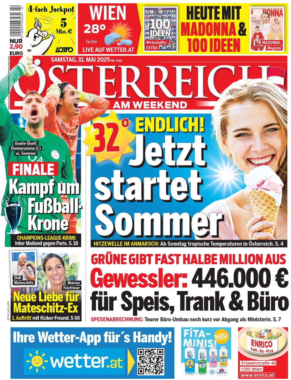 Österreich - Front Page - 05/31/2025