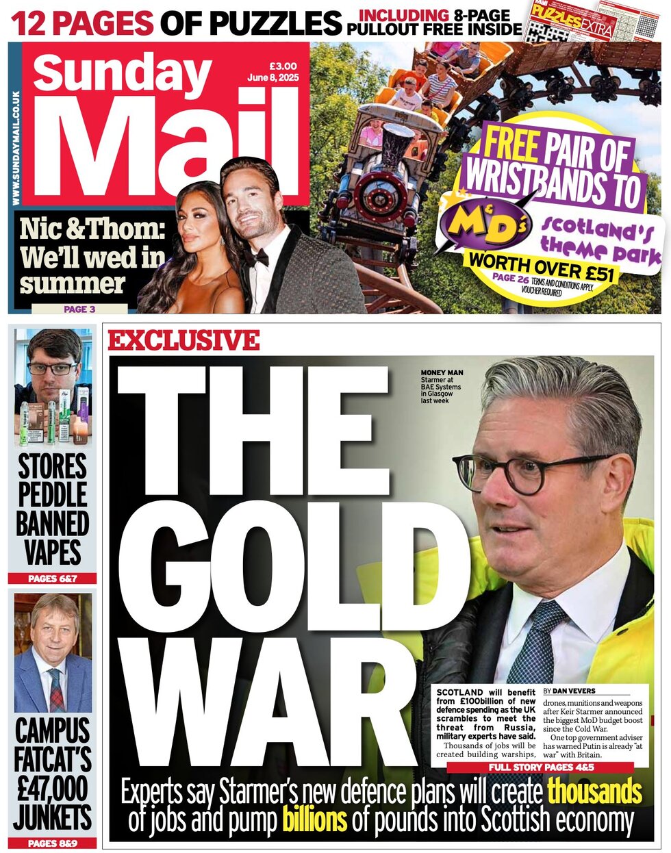 Sunday Mail - Cover - 06/08/2025