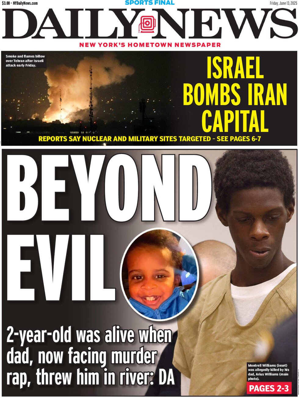 Daily News (New York) - Cover - 06/13/2025