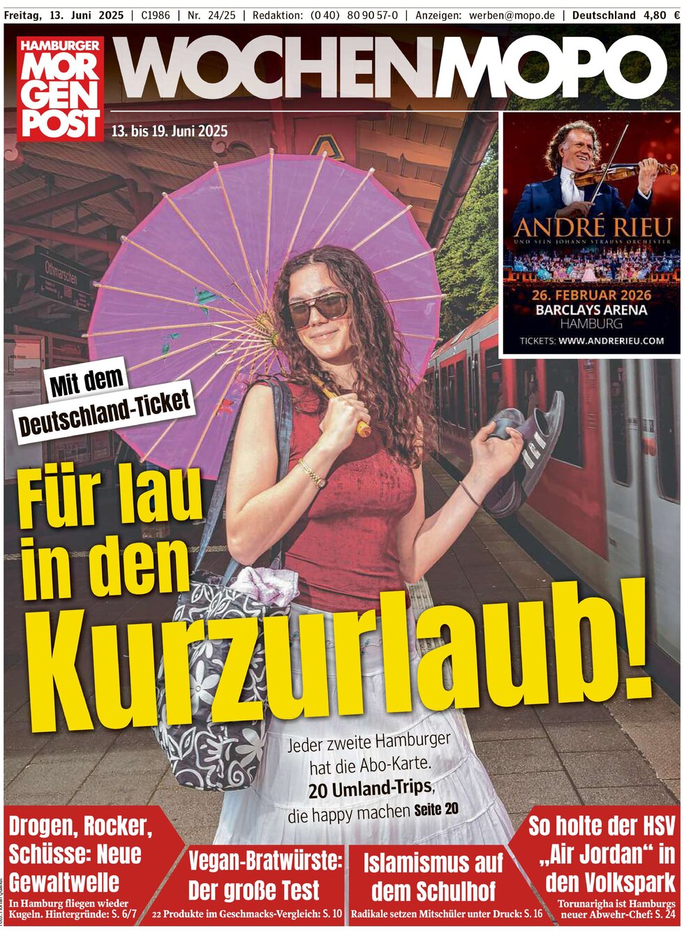 Hamburger Morgenpost - Cover - 06/13/2025