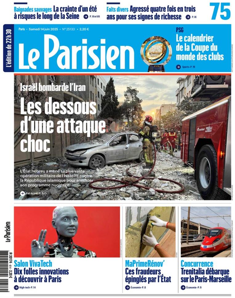 Le Parisien - Front Page - 06/14/2025