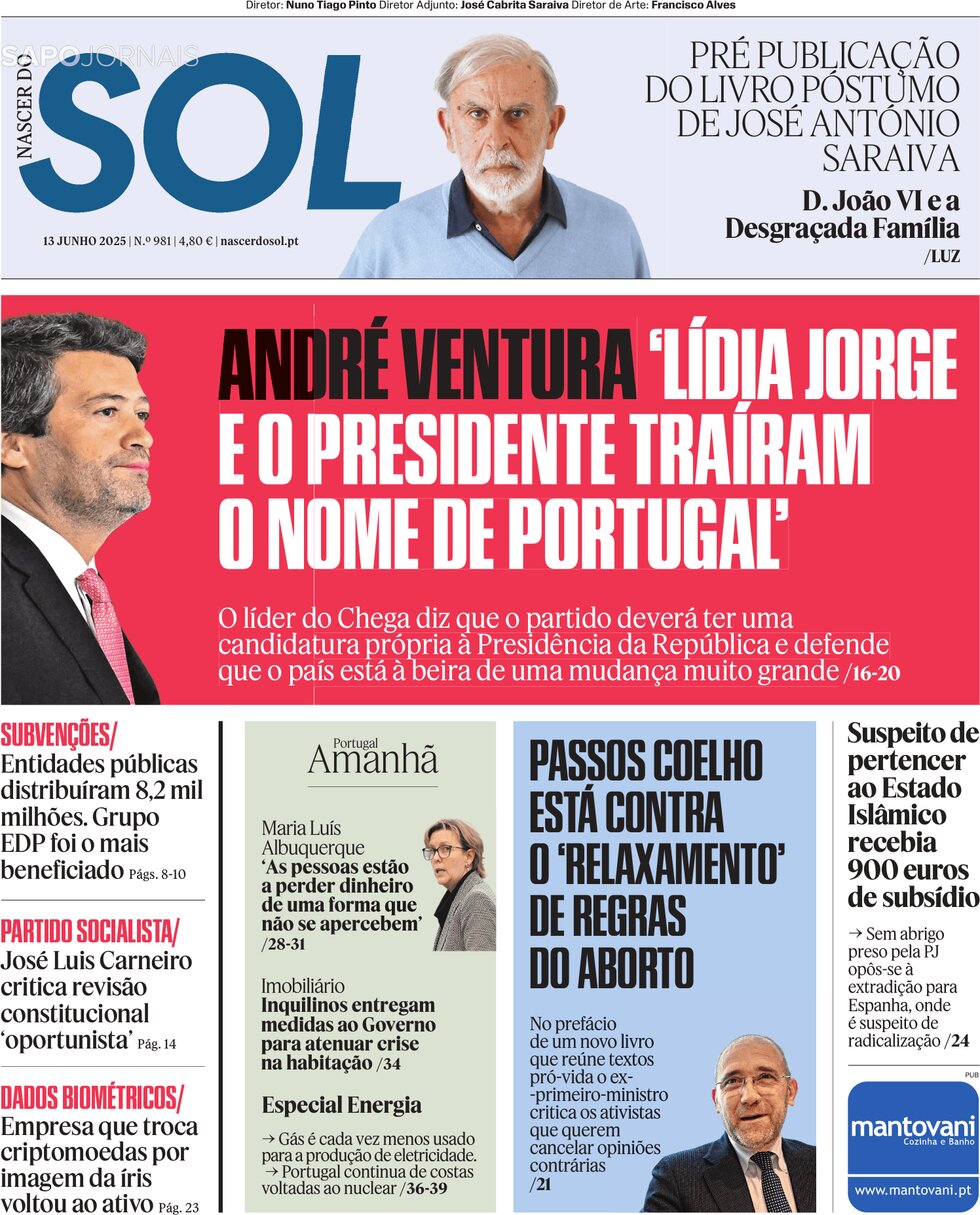 Nascer do SOL - Cover - 06/13/2025