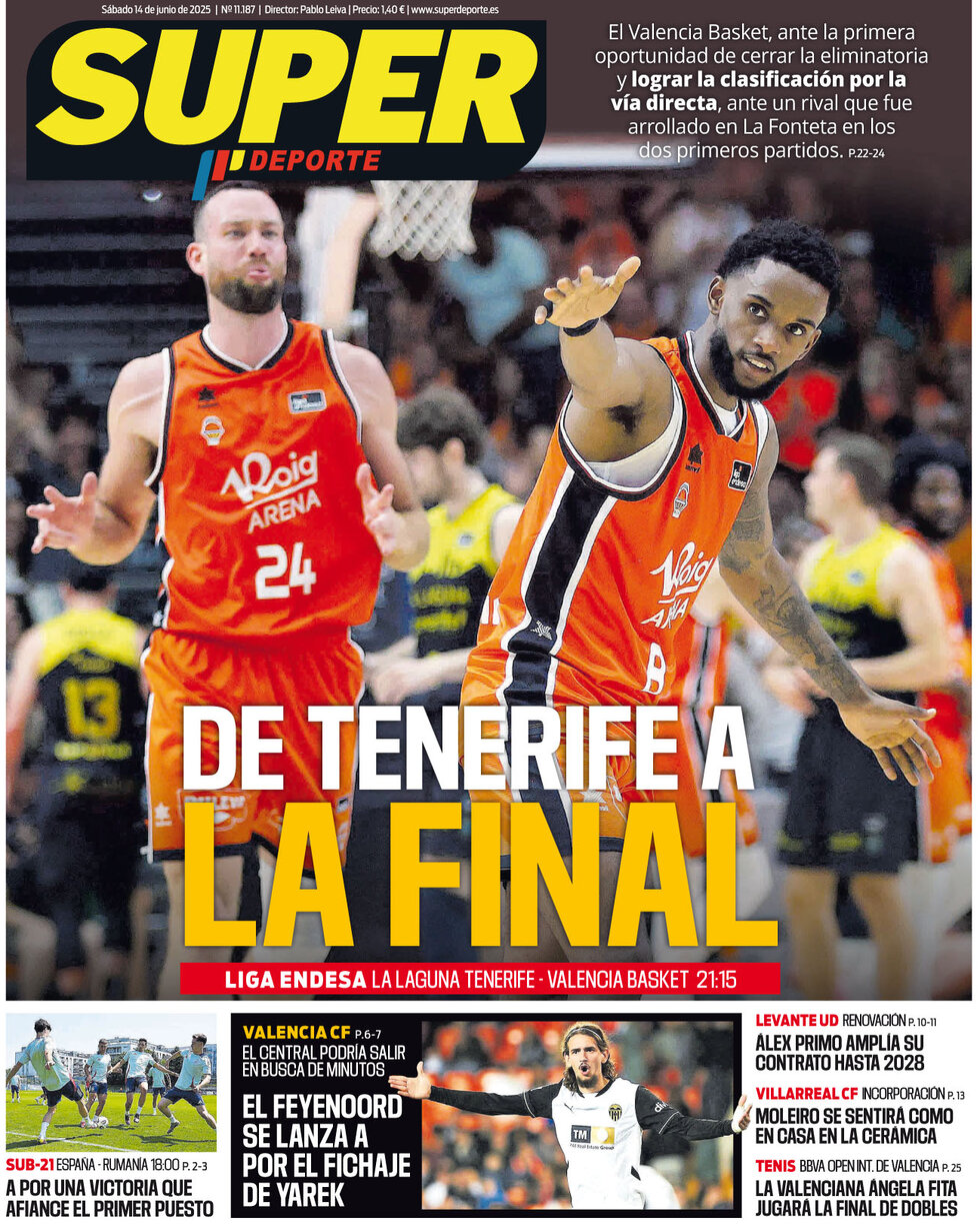 Superdeporte - Front Page - 06/14/2025