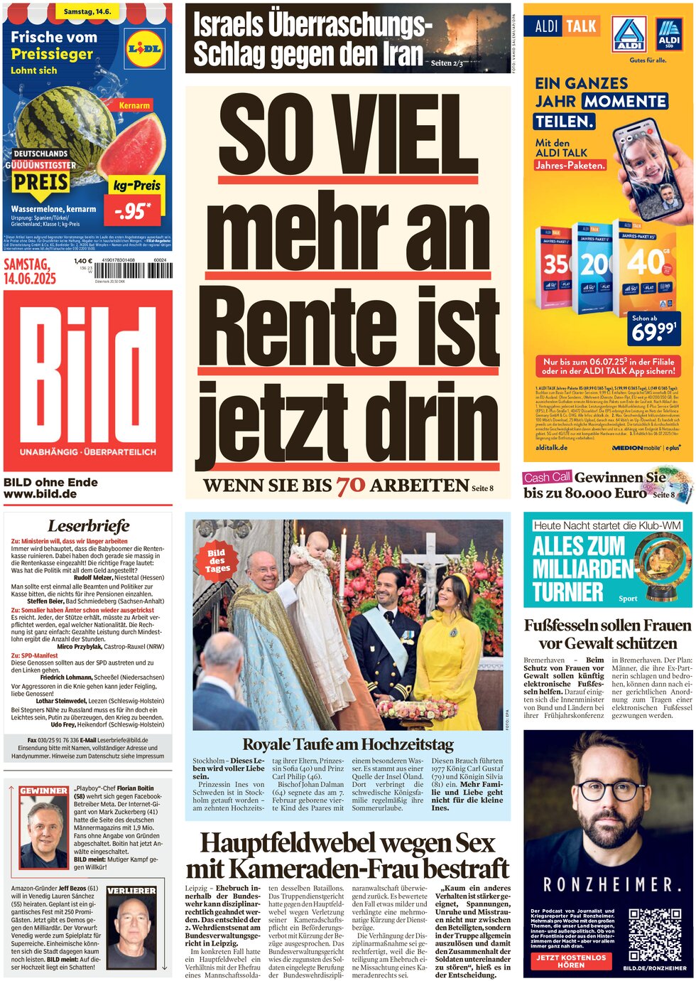 Bild - Front Page - 06/14/2025