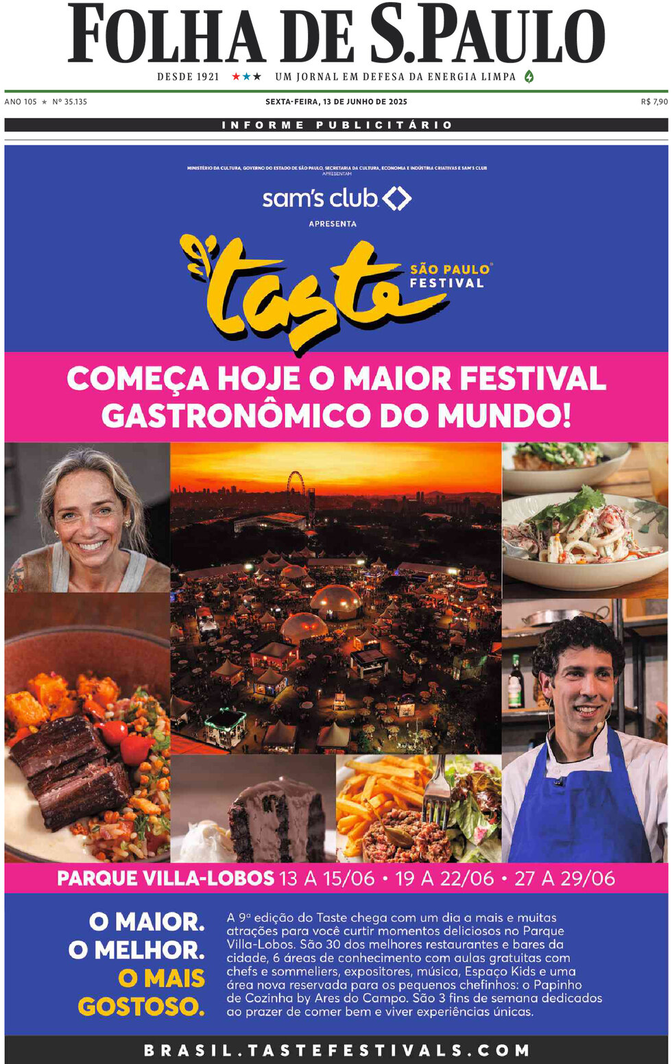 Folha de S.Paulo - Front Page - 06/14/2025